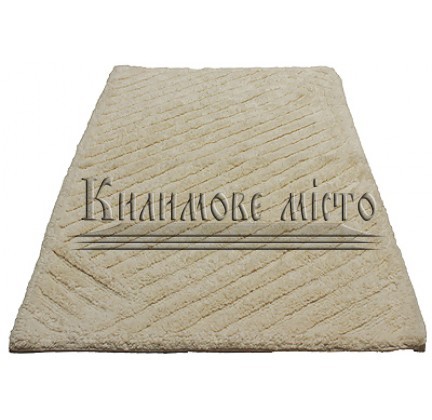 Carpet for bathroom Indian Handmade Parket RIS-BTH-5215 CREAM - высокое качество по лучшей цене в Украине.